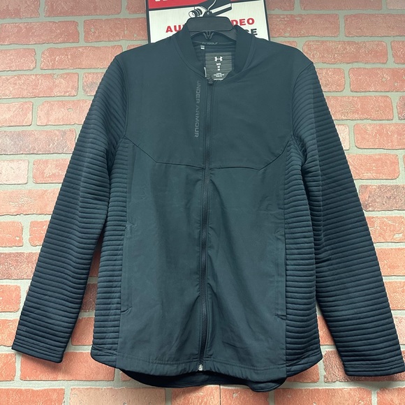 Under Armour Other - Under Armour Golf Sports Zipper Coat Male Black